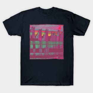 Liminal Space Pink Abstraction T-Shirt